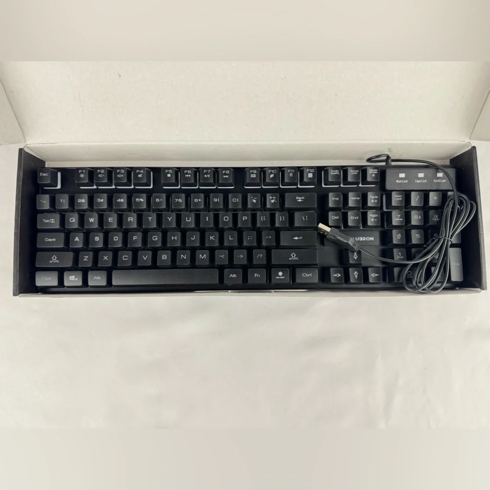 NIB STG Aubron Backlit Gaming Keyboard